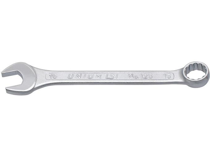 UNIOR obročno viličasti ključ, kratek 125/1 25mm 602091