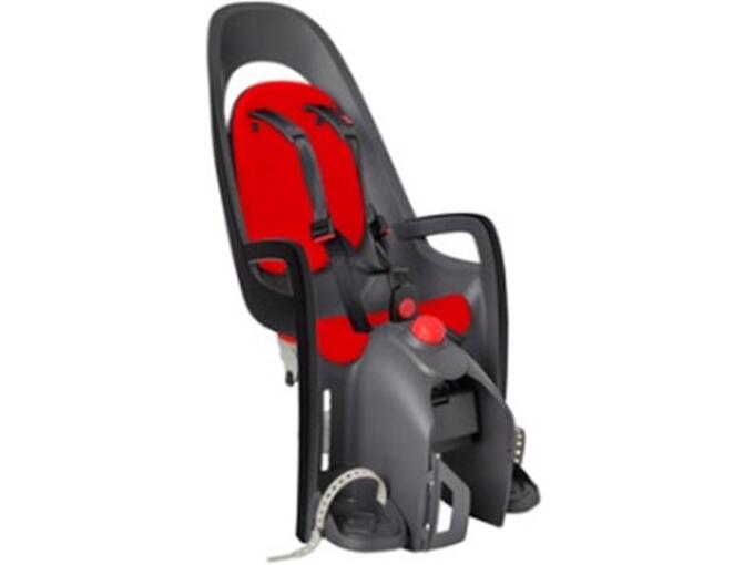 HAMAX otroški sedež Caress za prtljažnik, sivo rdeča