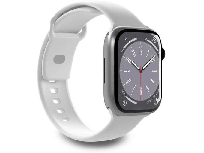 PURO pašček Icon za Apple Watch 42/44/45/49, bel PUICNAW44WHI