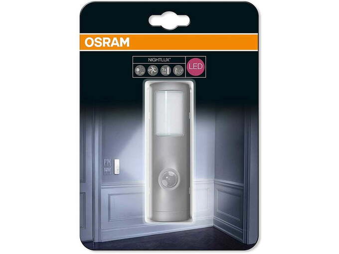 OSRAM lED nočna luč srebrna ročna baterija - senzor gibanja 4000K 1811012441