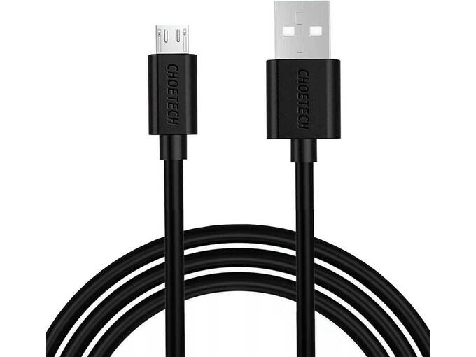 CHOETECH Kabel USB na Micro USB AB003 1,2 m (črn)