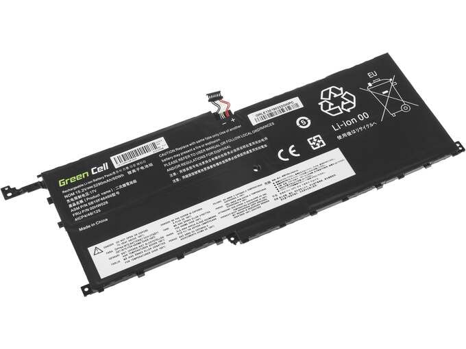 GREEN CELL  baterija 00HW028 za Lenovo ThinkPad X1 Carbon 4th Gen i Lenovo ThinkPad X1 Yoga (1st Gen, 2nd Gen)