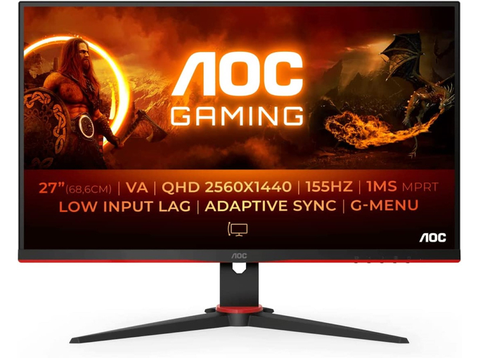 AOC gaming monitor Q27G2E/BK
