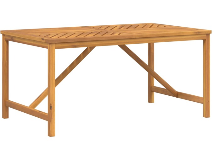VIDAXL Vrtna jedilna miza 150x90x74 cm trden akacijev les
