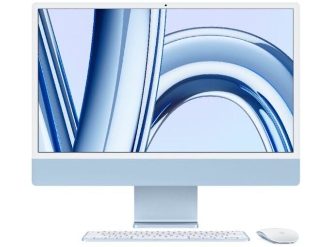 APPLE računalnik iMac 24 4.5K, M3 8C-10C, 8GB, 256GB - Blue
