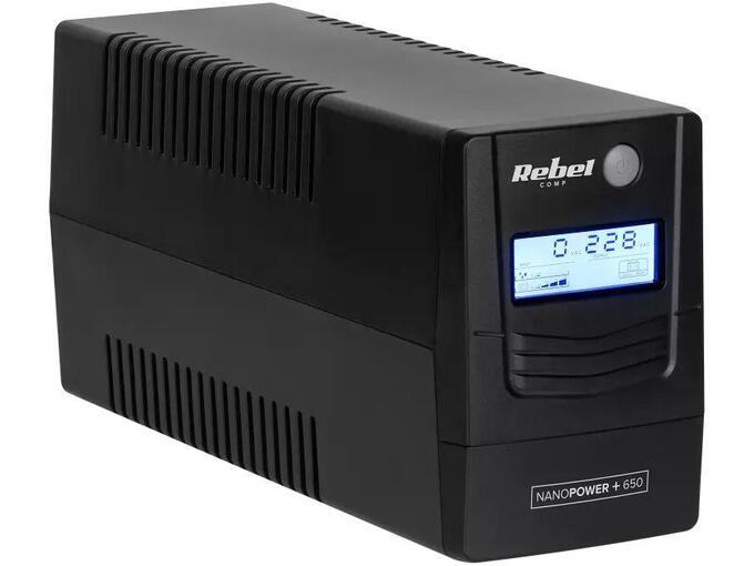 Rebel UPS brezprekinitveno napajanje Nanopower plus 650, 360 W, 650 VA