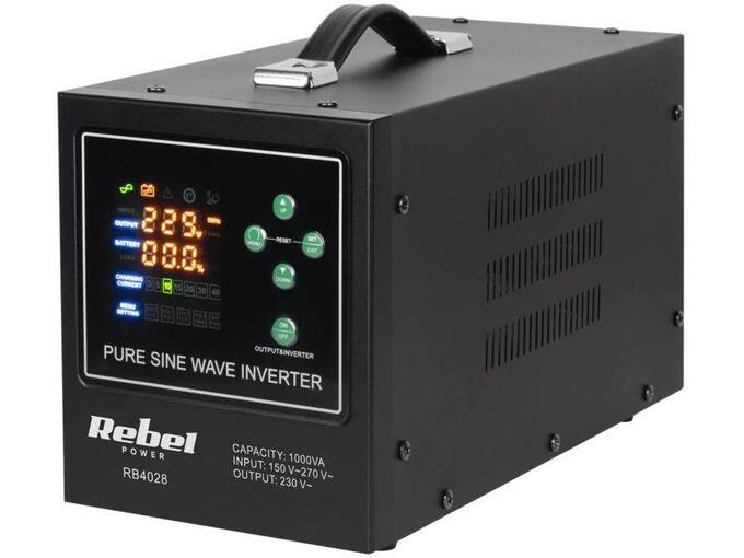 Rebel napajalni pretvornik za vozilo POWER-1000-LFP4, 700W