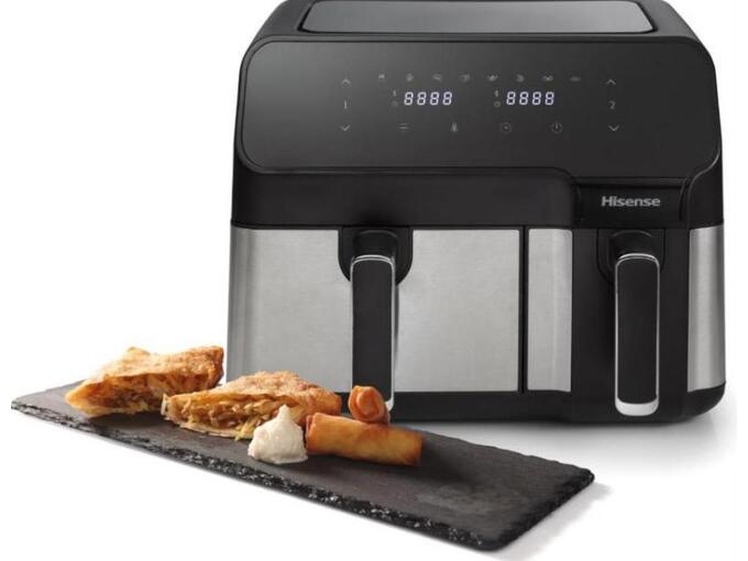 HISENSE cvrtnik na vroči zrak z dvojno košaro HAF2900D, 8.6 L