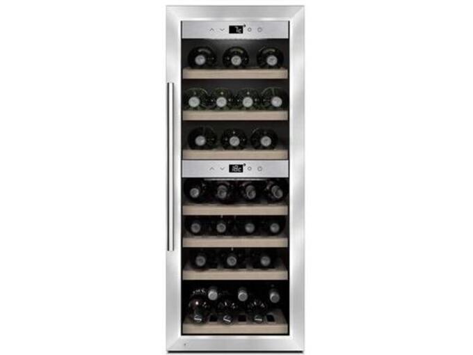 Hladnjak za vino CASO DESIGN WineComfort 380 Smart, za 38 boca, 103 cm, 2 temperaturne zone, energetski razred G
