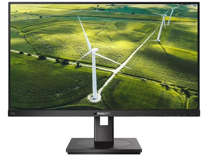 Monitor philips 242b1g | 60,5 cm (23,8") | 1920x1080 | ips | 4ms | vga dvi hdmi displayport 4xusb3. 2 | pivot | zvočniki | 3h | srgb102% | poslovni monitor 1 Philips monitor b line 242b1g, 23,8/61cm 242b1g/00 | philips komponentko